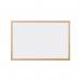 Q-Connect Wooden Frame Whiteboard 600x400mm KF03570 KF03570