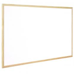 Cheap Stationery Supply of Q-Connect Wooden Frame Whiteboard 900x600mm KF03571 KF03571 Office Statationery