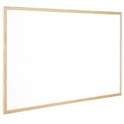 Cheap Stationery Supply of Q-Connect Wooden Frame Whiteboard 1200x900mm KF03572 KF03572 Office Statationery