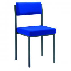 Cheap Stationery Supply of Jemini Multi Purpose Stacking Chair Blue (Fabric upholstered seat and back) KF04002 KF04002 Office Statationery