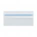 Q-Connect DL Envelope Wallet Self Seal 80gsm White (250 Pack) KF07556 KF07556