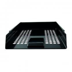 Cheap Stationery Supply of Q-Connect Letter Tray Black CP159KFBLK KF10050 Office Statationery