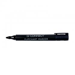 Cheap Stationery Supply of Q-Connect Flipchart Marker Pen Bullet Tip Black (Pack of 10) KF15392 KF15392 Office Statationery