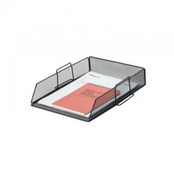 Cheap Stationery Supply of Q-Connect Stackable Letter Tray Black KF17293 KF17293 Office Statationery