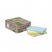 Q-Connect Recycled Notes 127x76mm Pastel Rainbow (Pack of 12) KF17325 KF17325