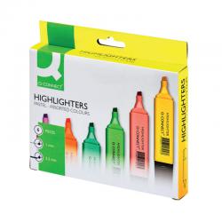 Cheap Stationery Supply of Q-Connect Pastel Highlighters (Pack of 6) 9608200000 KF17963 Office Statationery