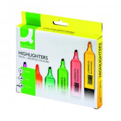 Cheap Stationery Supply of Q-Connect Pastel Highlighters (Pack of 6) 9608200000 KF17963 Office Statationery