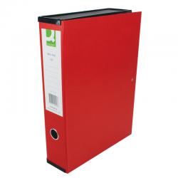 Cheap Stationery Supply of Q-Connect 75mm Box File Foolscap Red (Pack of 5) 31818KIN0 KF20016 Office Statationery