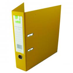Cheap Stationery Supply of Q-Connect 70mm Lever Arch File Polypropylene A4 Yellow (Pack of 10) KF20023 KF20023 Office Statationery