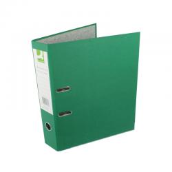 Cheap Stationery Supply of Q-Connect Lever Arch File Paperbacked Foolscap Green (Pack of 10) KF20032 KF20032 Office Statationery