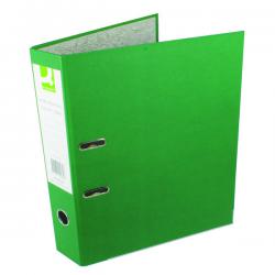 Cheap Stationery Supply of Q-Connect Lever Arch File Paperbacked Foolscap Green (Pack of 10) KF20032 KF20032 Office Statationery