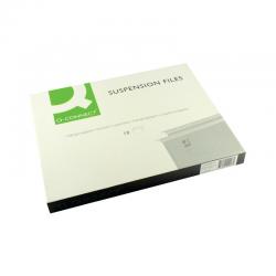 Cheap Stationery Supply of Q-Connect A4 Tabbed Suspension Files (Pack of 10) KF21017 KF21017 Office Statationery