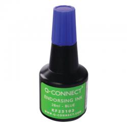 Cheap Stationery Supply of Q-Connect Endorsing Ink 28ml Blue (Pack of 10) KF25103Q KF25103Q Office Statationery