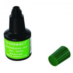 Cheap Stationery Supply of Q-Connect Endorsing Ink 28ml Green (Pack of 10) KF25104Q KF25104Q Office Statationery