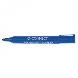 Cheap Stationery Supply of Q-Connect Permanent Marker Pen Bullet Tip Blue (Pack of 10) KF26046 KF26046 Office Statationery