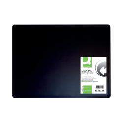 Cheap Stationery Supply of Q-Connect PP Desk Mat With Non-Slip Surface 40X53 Black KF26794 KF26794 Office Statationery