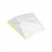 The image shows a pack of 10 Q-Connect Memo Pads. Each pad has a feint ruled board back and contains 160 pages. The pads are A4 size and feature the Q-Connect logo in the top corner. The pages are blank and ready for notes, reminders, and memos.