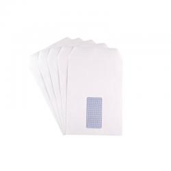 Cheap Stationery Supply of Q-Connect C5 Envelopes Window Pocket Self Seal 90gsm White (Pack of 500) 2820 KF3406 Office Statationery