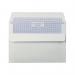 This picture shows a pack of 1000 Q-Connect C6 Envelopes in white. Each envelope has a low window and self-seal closure. The envelopes are made of 90gsm paper and are ideal for mailing A6-sized items.