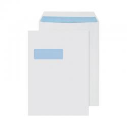 Cheap Stationery Supply of Q-Connect C4 Envelopes Window Self Seal 90gsm White (Pack of 250) 2907 KF3501 Office Statationery