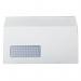 The Q-Connect DL Envelopes are white in color and have a window for easy viewing of contents. The self-seal feature makes them convenient to use. Each envelope is made of 100gsm paper and comes in a pack of 1000.