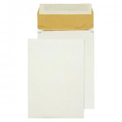 Cheap Stationery Supply of Q-Connect Padded Gusset Envelopes B4 353x250x50mm Peel and Seal White (Pack of 100) KF3532 KF3532 Office Statationery