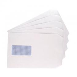 Cheap Stationery Supply of Q-Connect C5 Envelopes Window Pocket Self Seal 90gsm White (Pack of 500) 9000020 KF71463 Office Statationery