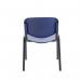 Jemini Multipurpose Stacking Chair Polypropylene 610x535x780mm Blue KF72368 KF72368