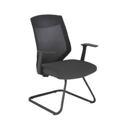 Cheap Stationery Supply of Arista Mesh Visitor Black Chair KF74648 Office Statationery