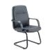 First Rhone Leather Look Meeting Chair KF74896