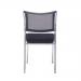 Jemini Jupiter Conference Chair 555x550x860mm Mesh Back Black/Chrome KF79892 KF79892