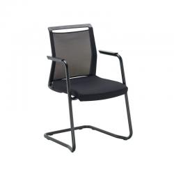 Cheap Stationery Supply of Jemini Stealth Visitor Chair Black KF80306 KF80306 Office Statationery
