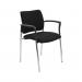 FF First Verona Fabric Arm Chair Chrome Frame CH3509BK