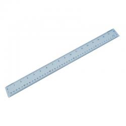 Cheap Stationery Supply of Plastic Shatter Resistant Ruler 45cm Clear 843800/1 LL91791 Office Statationery