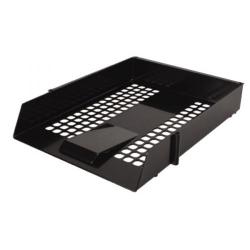 Cheap Stationery Supply of Initiative Plastic Letter Tray Black Single 255w x 347d x 55h mm Office Statationery