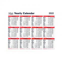 Cheap Stationery Supply of Letts Yearly Calendar 2022 22-TYC LTYC22 Office Statationery