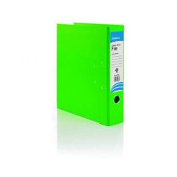 Cheap Stationery Supply of Initiative Lever Arch File Foolscap Green Metal Shoe and Thumbring Office Statationery