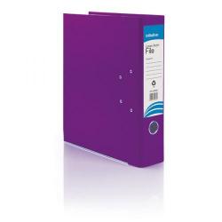 Cheap Stationery Supply of Initiative Lever Arch File A4 Purple Metal Shoe and Thumbring Office Statationery