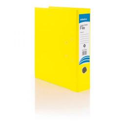Cheap Stationery Supply of Initiative Lever Arch File Foolscap Yellow Metal Shoe and Thumbring Office Statationery