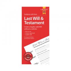Cheap Stationery Supply of Law Pack Last Will And Testament Pack (Pack of 5) F320 LWP3704 Office Statationery
