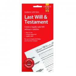 Cheap Stationery Supply of Law Pack Last Will And Testament Pack (Pack of 5) F320 LWP3704 Office Statationery