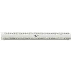 Cheap Stationery Supply of White 30cm Linex Flat Scale Ruler 1:1-500 (Comes with colour coded inserts for ease of use) LXH 433 LX09310 Office Statationery