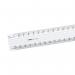 The Linex Rulers Flat Scale Ruler has a sleek white design and measures 30cm in length. With a 1:1 and 1:20-500 scale, its perfect for precise measurements in any project or task.