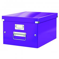 Cheap Stationery Supply of Leitz WOW Click and Store Box Medium Purple 60440062 LZ10380 Office Statationery
