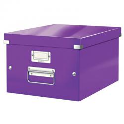 Cheap Stationery Supply of Leitz WOW Click and Store Box Medium Purple 60440062 LZ10380 Office Statationery
