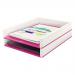 Leitz WOW Letter Tray Dual Colour White/Pink 53611023 LZ11359