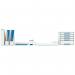 Leitz WOW Letter Tray Dual Colour WhiteBlue 53611036 LZ11360