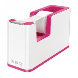 Cheap Stationery Supply of Leitz WOW Tape Dispenser Dual Colour White/Pink 53641023 LZ11371 Office Statationery