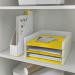 Leitz WOW Letter Tray Dual Colour WhiteYellow 53611016 LZ12200