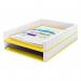 Leitz WOW Letter Tray Dual Colour WhiteYellow 53611016 LZ12200